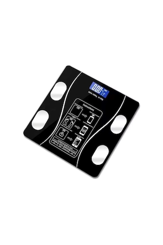 Concord C-w01 Dijital Akıllı Bluetooth Baskül - Siyah - Pil Hediyelidir