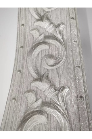 Domostroj Duvar Kağıdına Kendinden Yapışkanlı Dekoratif Bordür 176227623 Gri