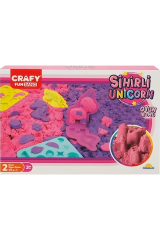 Crafy Sihirli Unicorn Oyun Kumu Seti 250 G 7 Parça