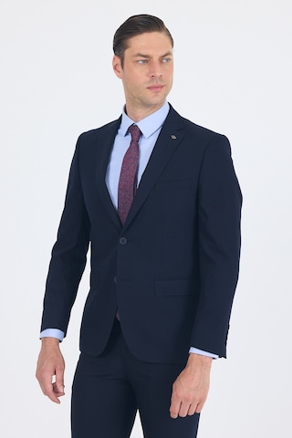 İmza Lacivert Mono Yaka Gabardin Astarlı Esnek 6 Drop Comfort Fit Basic Takım Elbise 1001255010 Basic Lacivert