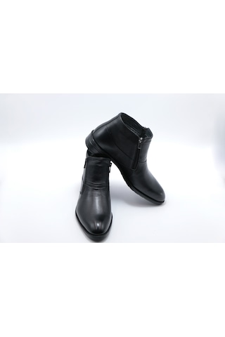 Smart 1038 Kauçuk Taban Hakiki Deri Erkek Bot Siyah