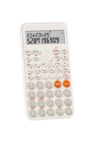 Aubyhe Pn-2891 Hesap Makinesi - 240 İşlevli, Lcd Büyük Ekran, Ag13 Pil Dahil Pembe, Mavi, Beyaz Seçenekli Beyaz