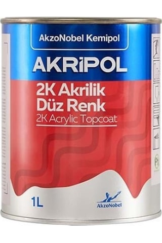 Akzonobel 2k Renault 389 Kar Beyazı Akrilik Sonkat Oto Boyası 1 Litre