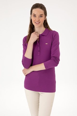 U.s. Polo Assn. Kadın Menekşe Sweatshirt 50313593-vr037 Menekse