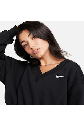 Nike Nıke Kadın Sweatshırt Fn3651-010 Siyah