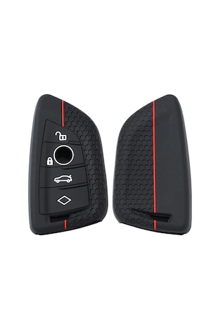 Bmw 1 3 5 6 7 Serisi G32 G30 G20 G11 & X1 X3 X5 X6 X7 & Z4 M Desenli Silikon Anahtar Kılıfı 1 Adet