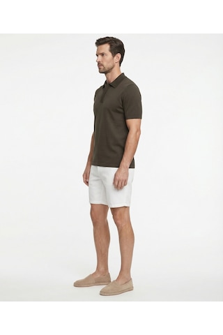Yargıcı Regular Polo Yaka Kısa Kol T-shirt 26yetr2008x 007 Haki