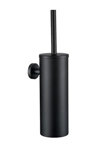 Siyah Paslanmaz Çelik Duvara Monte Banyo Aksesuarları Tuvalet Fırçası Tuvalet Fırçası Tutucular Altın - Krom