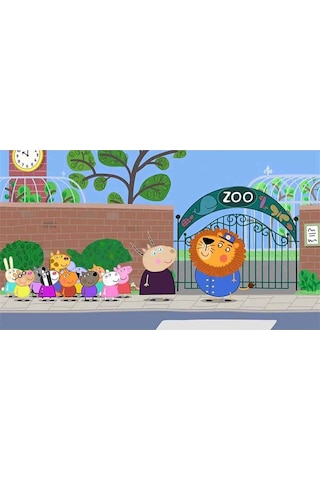 Peppa Pig: At the Zoo: A lift-the-flap book (Peppa Pig Lift the Flap Book)- Ladybirds