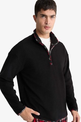 Defacto Regular Fit Polar Yarım Fermuarlı Üst G2728ax25wnbk27 Siyah