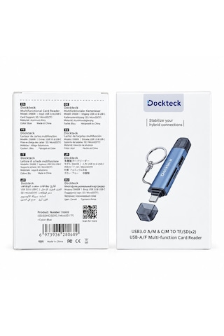 Dockteck Usb 3.0 Usb-c Sd Micro Sd Kart Okuyucu