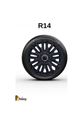 Volkswagen Up Club 14'' İnç Jant Kapağı 4 Adet Siyah S111