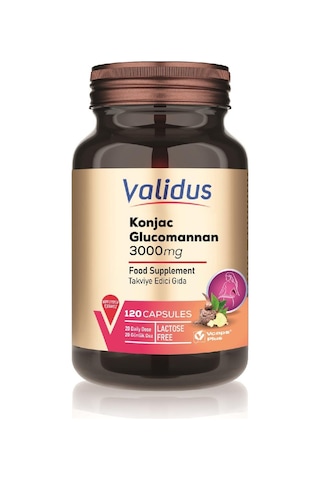Validus Glucomannan 3000 Mg 120 Capsules