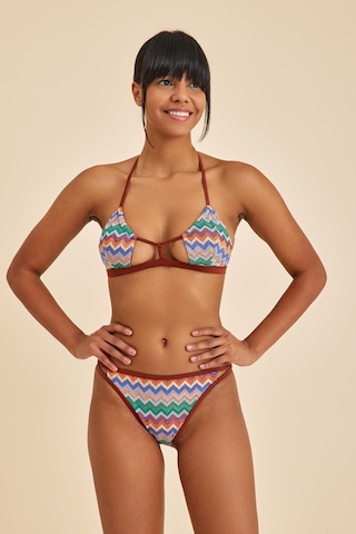 Amarelle Hawaii Mocha Balensiz Üçgen Bikini Takım Kahverengi