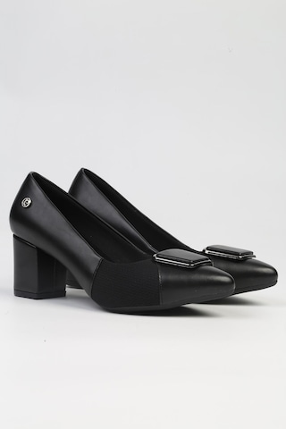 Pierre Cardin Pc-53099- 3592 Siyah Cilt-kadın Topuklu Ayakkabı 001