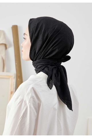 Bambu Kraş Eşarp Tesettür Giyim, Hafif, Rahat, Şık, Yüksek Kalite, Hijab, Scarf, Shawl Siyah