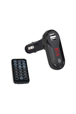 Hello Hl-19683 Bt-fm Modulatör Çift Usb/sd/mp3 12-24 Volt Hafızasız Bluetooth Fm Transmıtter 4172