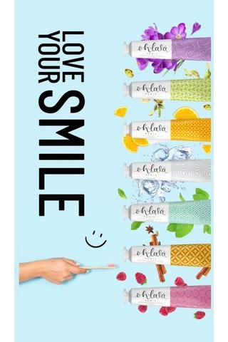 Ohlala Pistachio, Raspberry & Violet Mint Premium Set 3 X 75 Ml Diş Macunu