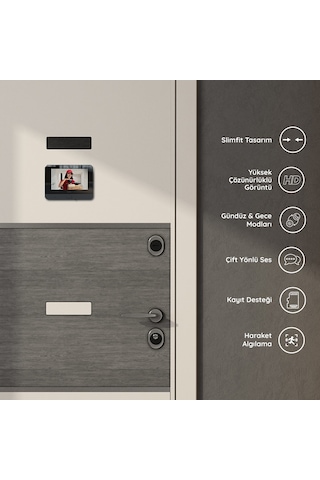 Bilicra Eagle Akıllı Görüntülü Kapı Zili