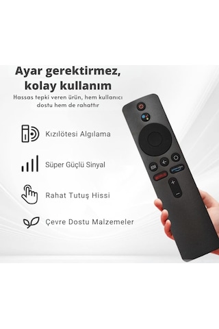Coofbe Xiaomi Mi Tv Stick Uyumlu Kumadanetflix Prime Tuşlu Xiaomi Mi Tv Stick Uyumlu Kumanda Tv Box Uyumlu Uzaktan Kumanda