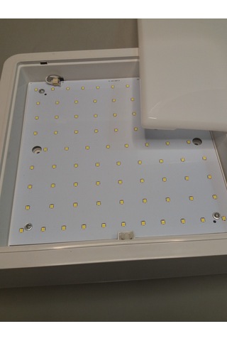 20W Kare Ledli Profonya Armatür Beyaz