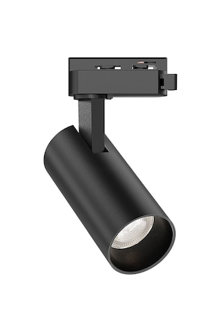 Alüminyum Gövde 30 Watt 4000 Kelvin Ilık Beyaz Ledli Çok Kaliteli Ray Spot , Led Armatür Ray Hariç Siyah