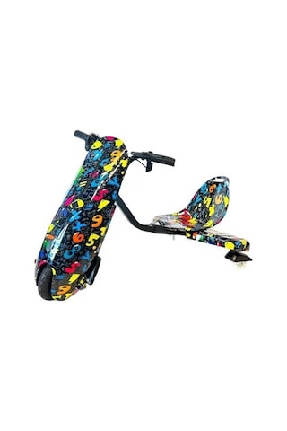 Citymate Drift Car Elektrikli Kaykay Drift Scooter Bluetooth Grafity Desen Çok Renkli