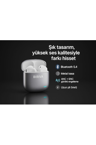 Biriva X27 Pro Bluetooth 5.4 Kulak İçi Kulaklık