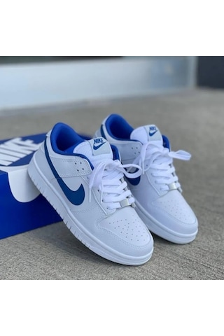 Nike Low Retro Sb Günlük Kullanım Düz Taban Unisex Spor Ayakkabı Beyaz Mavi
