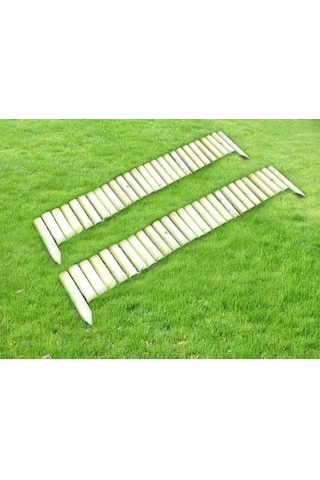 Ahşap Bordür Kazıklı 20X150 Cm 2'Li Ahşap Bordür Kazıklı 20X150 Cm 2'Li