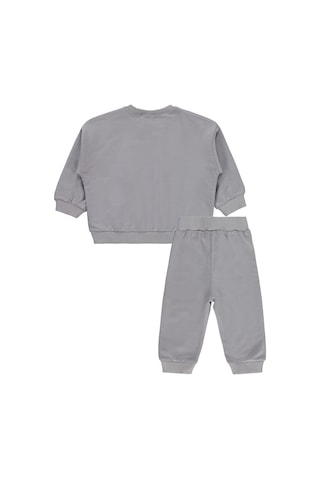 Civil Baby Baskılı 2'li 6-18 Ay Takım - Gri