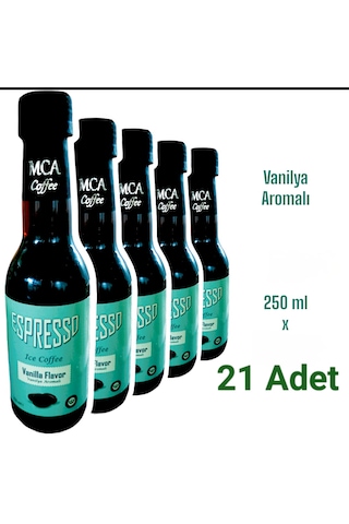 Mca Espresso Soğuk Kahve Vanilya 250 Ml X 21 Adet