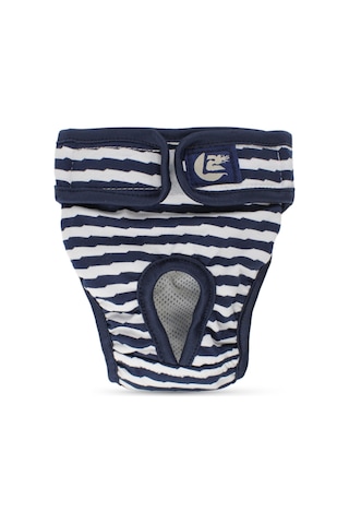 Pet Çizgili Fizyolojik Pantolon Köpek Adet Pantolonu, Boyut: S Mavi