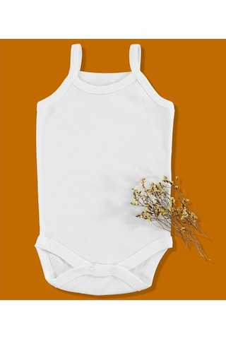 Özdemirlitekstil Çıtçıtlı Badi Ip Askılı Krem Renk (5Li Paket ) Krem