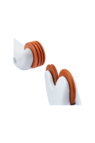 Fitil Çekme Makarası Sineklik Kapı Pencere Fitili Contası Montaj Takma Aparatı Tekeri Tüm Fitillere Uygundur Beyaz