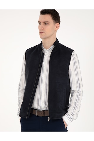 Pierre Cardin Erkek Lacivert Deri Mont-kaban 50293985-200 Lacivert