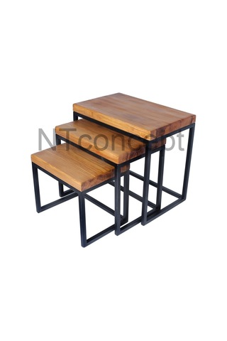 Ntconcept Masif Ağaç Loft Zigon Sehpa
