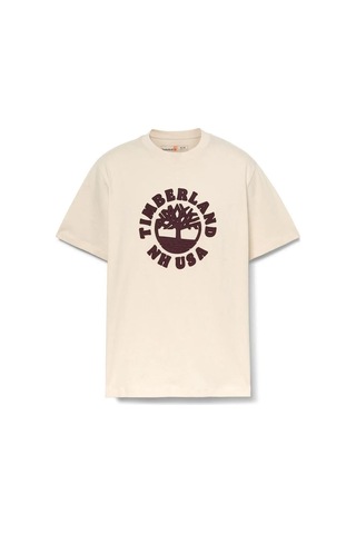 Timberland Holiday Front Graphic Ss Tee T-shirt - Tb0a5mj2efl1-11416 Angora