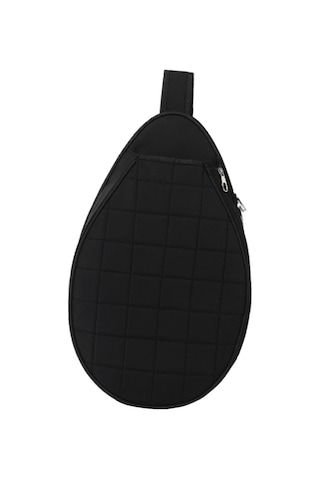 Suntek Tenis Çantası Taşınabilir Raket Taşıma Crossbody Siyah