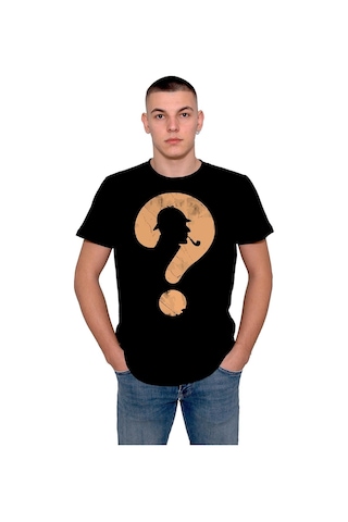 Müfettiş Soru İşareti Araştırmacı Düşünceli Tişört Unisex T-shirt 001