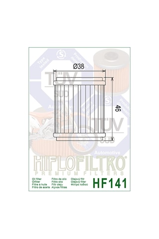 Hiflo HF-141 Yamaha Yzf R 125 Yağ Filtresi (2008-2014)