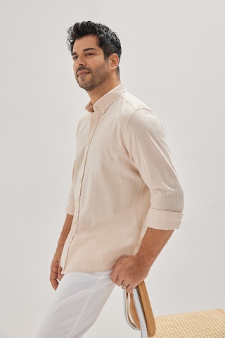Ac&Co / Altınyıldız Classics Erkek Gömlek (476750061) Krem
