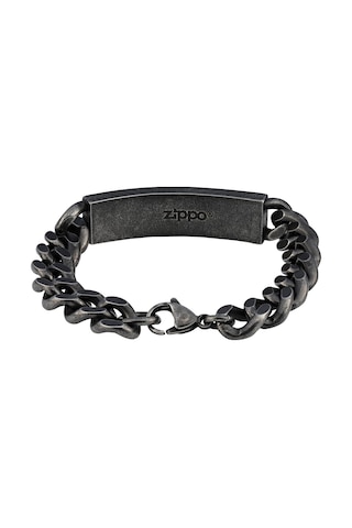 Zippo Antik Zincir Bileklik Antrasit