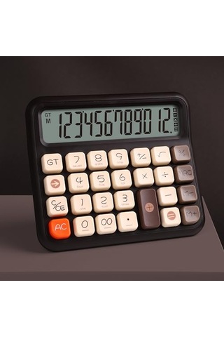 X-250 12 Haneli Hesap Makinesi Siyah Genel