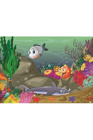 Art Kids 24+35 Parça Su Altı Ve Orman Hayvanları Çocuk Puzzle