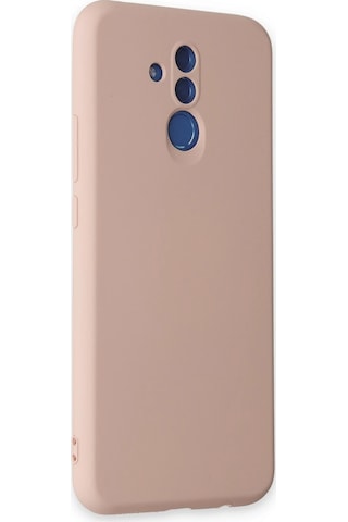 Newface - 604 - Huawei Mate 20 Lite Kılıf Nano İçi Kadife Silikon - Csmo-tex - - Pudra