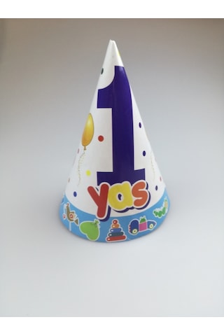 Eventpartystore 1 Yaş Külah Şapka Mavi Eventpartystore 1 Yaş Külah Şapka Mavi
