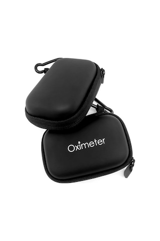 Dancemonkey Süper Geçirmez Oksimetre Kılıfı - Şok Emici Eva Çanta Siyah Siyah