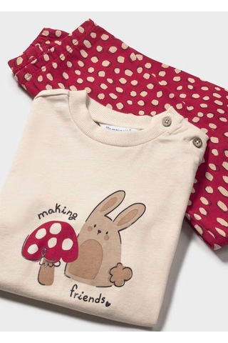 Mayoral Kız Bebek Oversize Tayt Takım 2745 Kırmızı