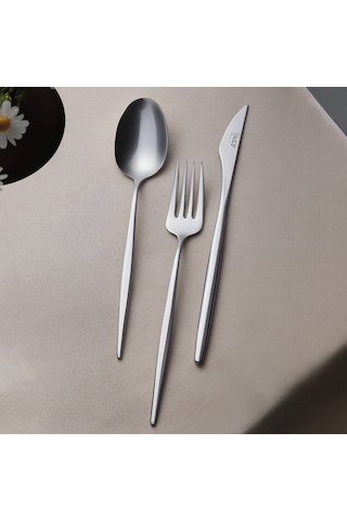 Face Cutlery Aurum 72 Parça 12 Kişilik Çatal Kaşık Bıçak Takımı Çok Renkli